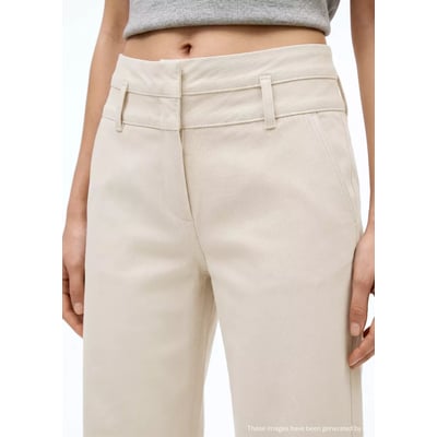 Jean droit double taille MANGO TEEN
