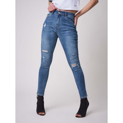 Jean Skinny fit effet usé PROJECT X