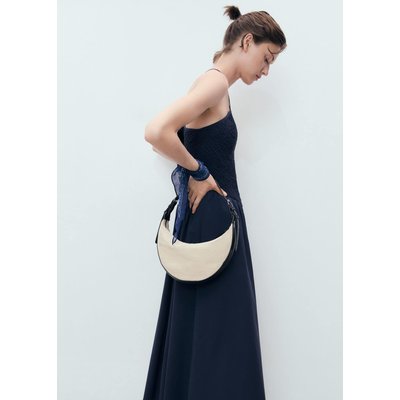 Robe à emmanchures américaines combinée MANGO