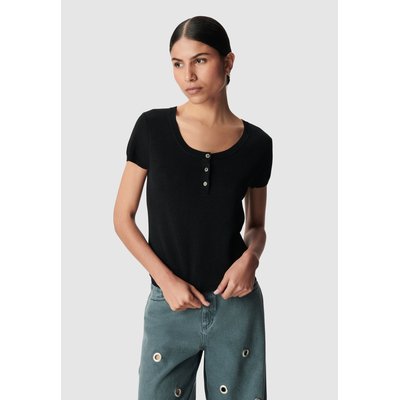 Pull fin pailleté encolure boutonnée IKKS
