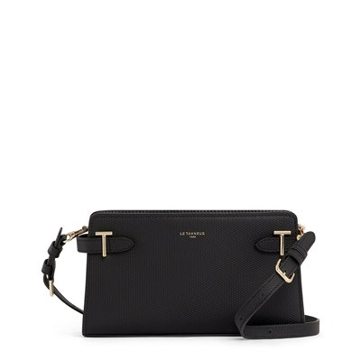 Sac bandoulière petit modèle en cuir signature T EMILIE LE TANNEUR