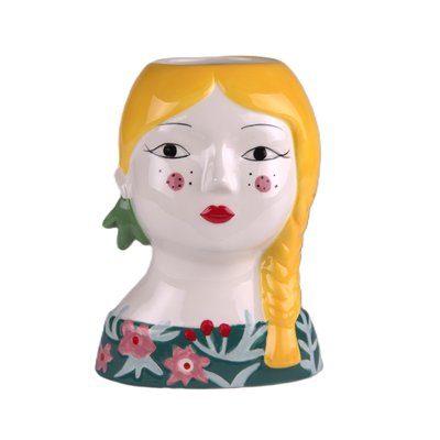Vase poupée russe blonde TABLE PASSION
