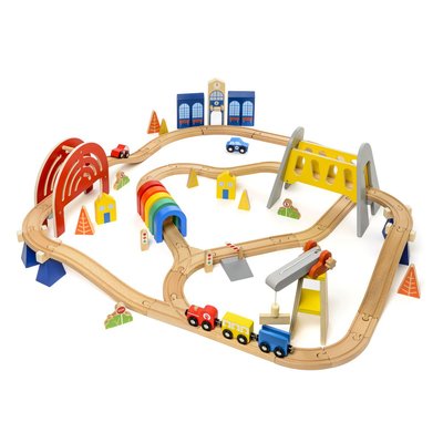 Circuit de train 64 pieces OXYBUL 