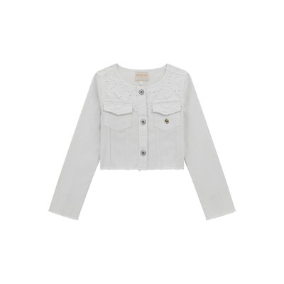 Veste En Jean Broderie Anglaise GUESS KIDS