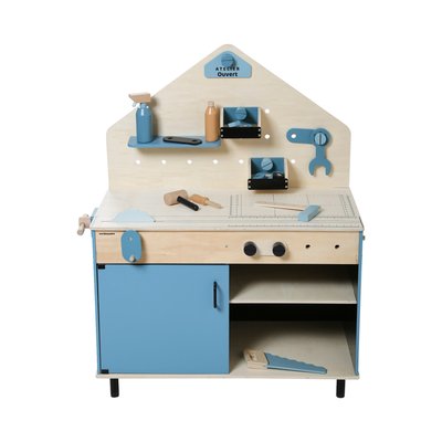 Grand établi de bricolage en bois et métal VERTBAUDET