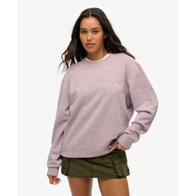 Sweat ras-du-cou oversize surteint chiné SUPERDRY