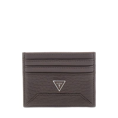 Porte-Cartes De Crédit Barcellona Cuir Véritable GUESS