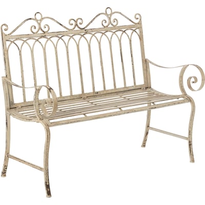 Banc en métal esprit romantique RECOLLECTION