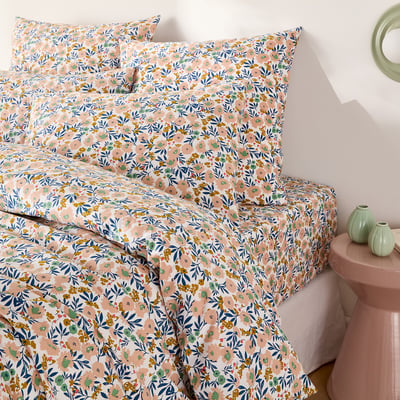 Housse de couette en percale de coton, Ohara LA REDOUTE INTERIEURS