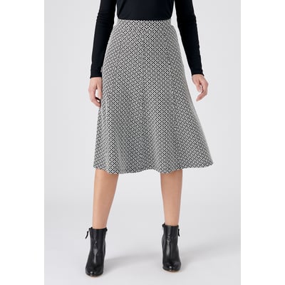 Jupe évasée maille jacquard DAMART