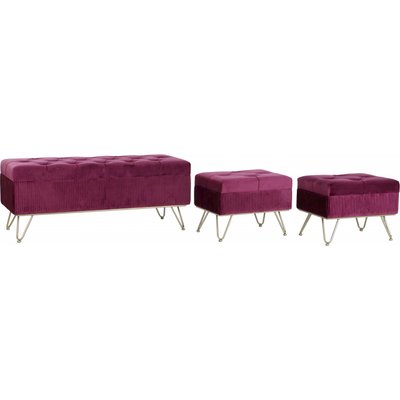 Banc en polyester (lot de 3) RECOLLECTION