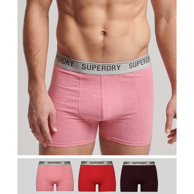 Lot de 3 boxers unis SUPERDRY