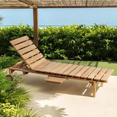 Bain soleil en teck massif Fabio WANDA COLLECTION