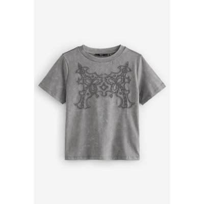 T-shirt brillant western à broderie NEXT