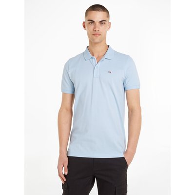 Slim Fit Polo Shirt with Short Sleeves in Cotton TOMMY JEANS