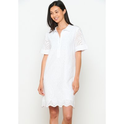 Robe courte avec broderie anglaise LOLALIZA