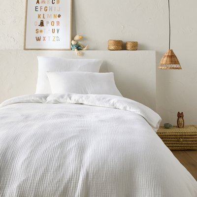 Housse de couette enfant unie gaze de coton, Kumla LA REDOUTE INTERIEURS