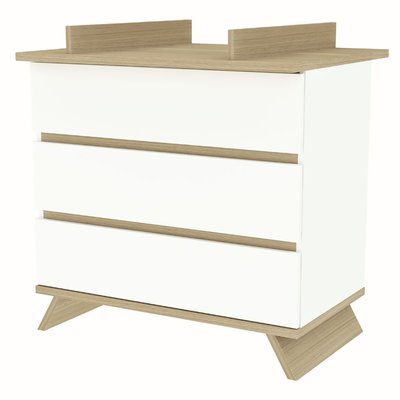 Commode à Langer avec Plan à Langer Amovible - SIENNA - Blanc PREMIERS MOMENTS