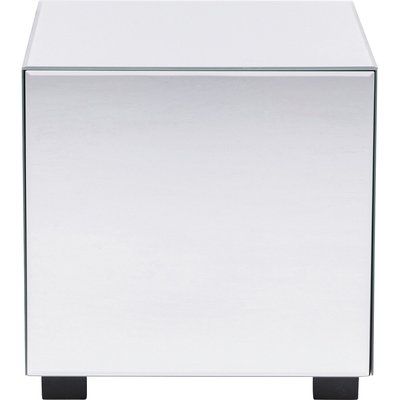 Table d'appoint Luxury 45x45cm argent tiroir KARE DESIGN