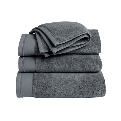Serviette de toilette 100% Coton BIO, DOUCEUR NATURE BLANC CERISE