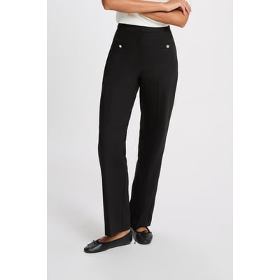Pantalon droit taille haute MORGAN