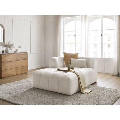 Méridienne pour canapé modulable 1 place(s) en tissu bouclette, ANNECY BOBOCHIC