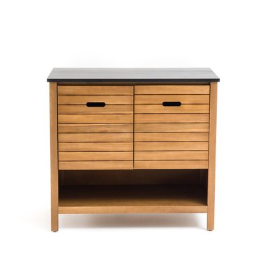 Saturne Acacia Bathroom Vanity Unit, 90cm LA REDOUTE INTERIEURS