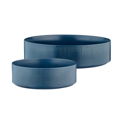 Lot de 2 saladiers en grès, SCANDI BJORN