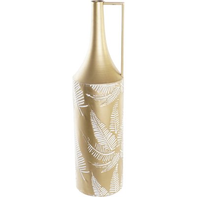 Vase feuille doré esprit tropical métal  élégant RECOLLECTION