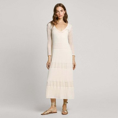 Robe Longue En Maille Pointelle PEPE JEANS