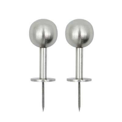 Lot de 2 patères en acier Ball dia 4 cm HOUSE DOCTOR
