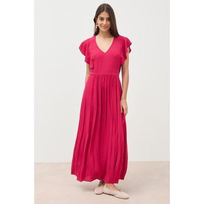 Robe fluide col v manches courtes BONOBO