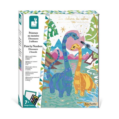 Kit Créatif - Peinture Par Numéro Dinosaures JANOD
