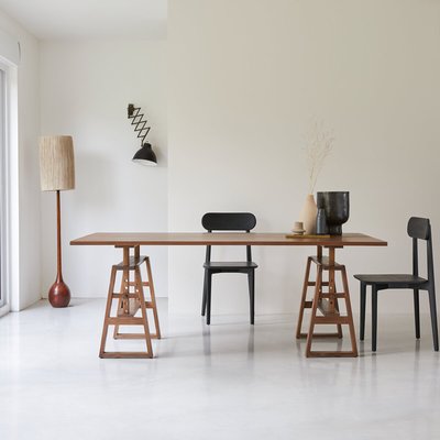 Table en teck massif 6-8 pers. TRESTLE TIKAMOON