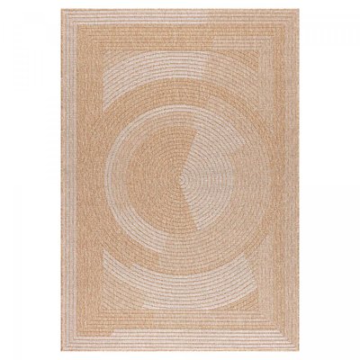 Tapis extérieur tissé kilim rond JUTE ART 7 UN AMOUR DE TAPIS