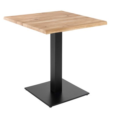 Table à manger avec bords droits en chêne, INGA OVIALA