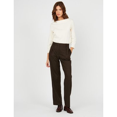 Pantalon Hector marron INES DE LA FRESSANGE PARIS