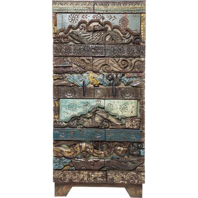 Armoire en manguier, SHANTI PUZZLE KARE DESIGN