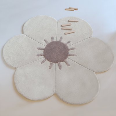 Tapis chambre enfant fleur DAISY NATTIOT