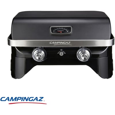 Barbecue gaz Attitude LX noir 2 brûleurs à poser, 58x36 cm CAMPINGAZ