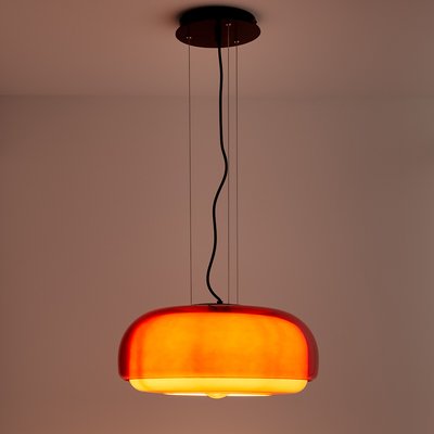 Suspension en verre coloré Ø45 cm, Kinoko LA REDOUTE INTERIEURS