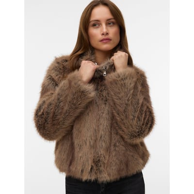 Manteau court en fourrure d'imitation VERO MODA