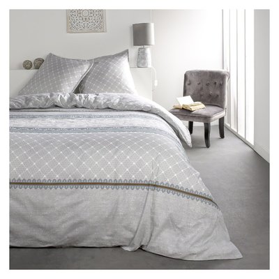 Parure de lit coton 2 personnes imprimé SUNSHINE TODAY