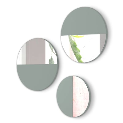 Lot de 3 miroirs à suspendre, AIRE HERDASA