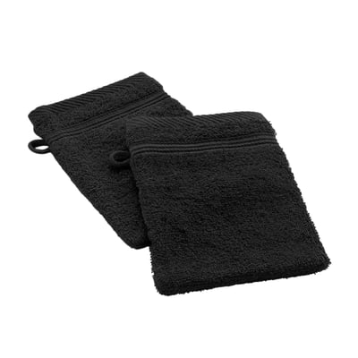 Lot de 2 gants de toilette 15 x 21 cm Tendresse blanc EDEN