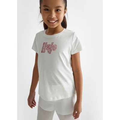 T-shirt avec logo et strass LIU JO