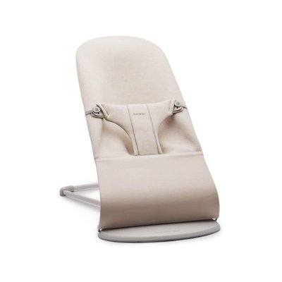 Transat Bliss Beige Clair en Jersey 3D ( Cadre Gris Clair) BABYBJORN