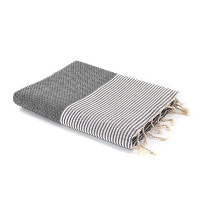 Fouta nid d'abeille coton IBIZA FEBRONIE