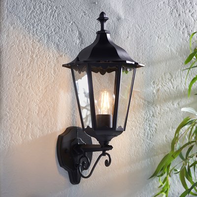 Newport Black Outdoor Wall Light SO'HOME