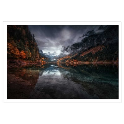 Affiche lacs en Autriche HEXOA